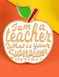 Pin teachter / superpower WIT