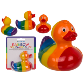 Rainbow Squeaking Duck, ca. 10 cm