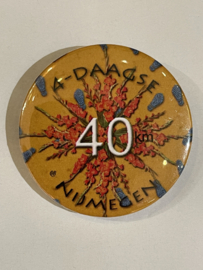 Button 40 kilometer Nijmeegse Vierdaagse