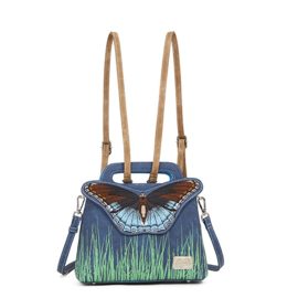 Tas Hi Di Hi Madame Butterfly navy