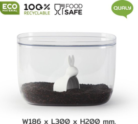 Qualy - Voorraadpot Voedselcontainer Bella Bunny XL