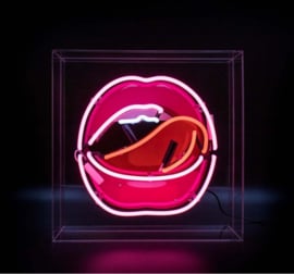 NEON BOX VERLICHTING LIPPEN
