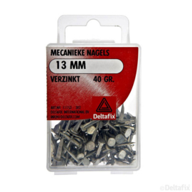 Mecanieke nagels (tex of stoffeernagels)13 mm verzinkt
