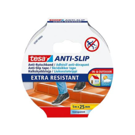 Tesa anti-slip tape 5m x 25mm transparant