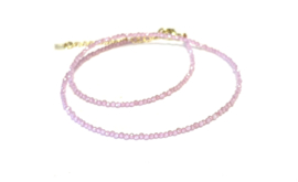 Ketting Pink Zircon