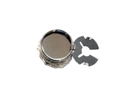 Set van 2 pearl/zilver