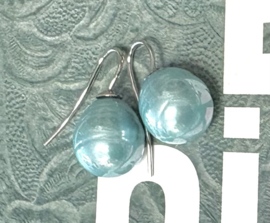 Vermeer pearl earrings ocean blue/silver