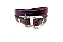 Armband harpsluiting plum