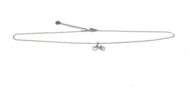 Ketting fietsje zilver