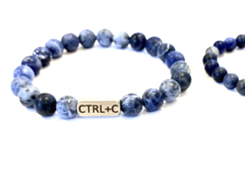 Bracelet set father/son Sodalite