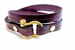 Armband plum harpsluiting goud