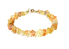 Armband chipstone edelsteen geel