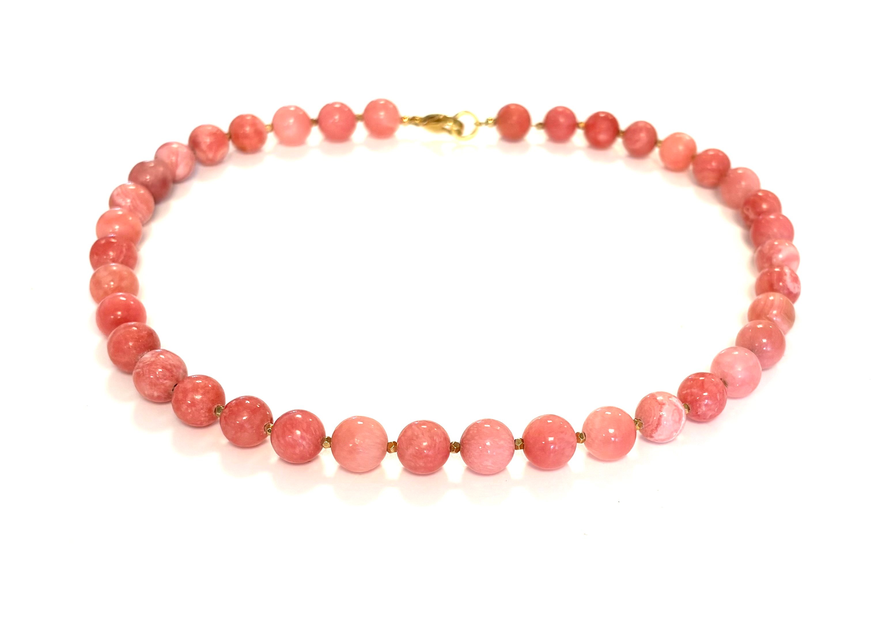 Ketting Rhodochrosiet 10mm