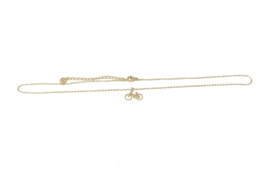 Ketting fietsje goud