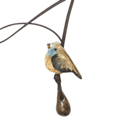 Ketting vogel Blauwborstje