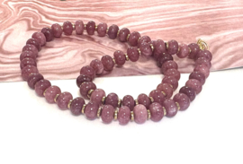 Ketting natuursteen lila