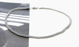 Ketting snake zilver