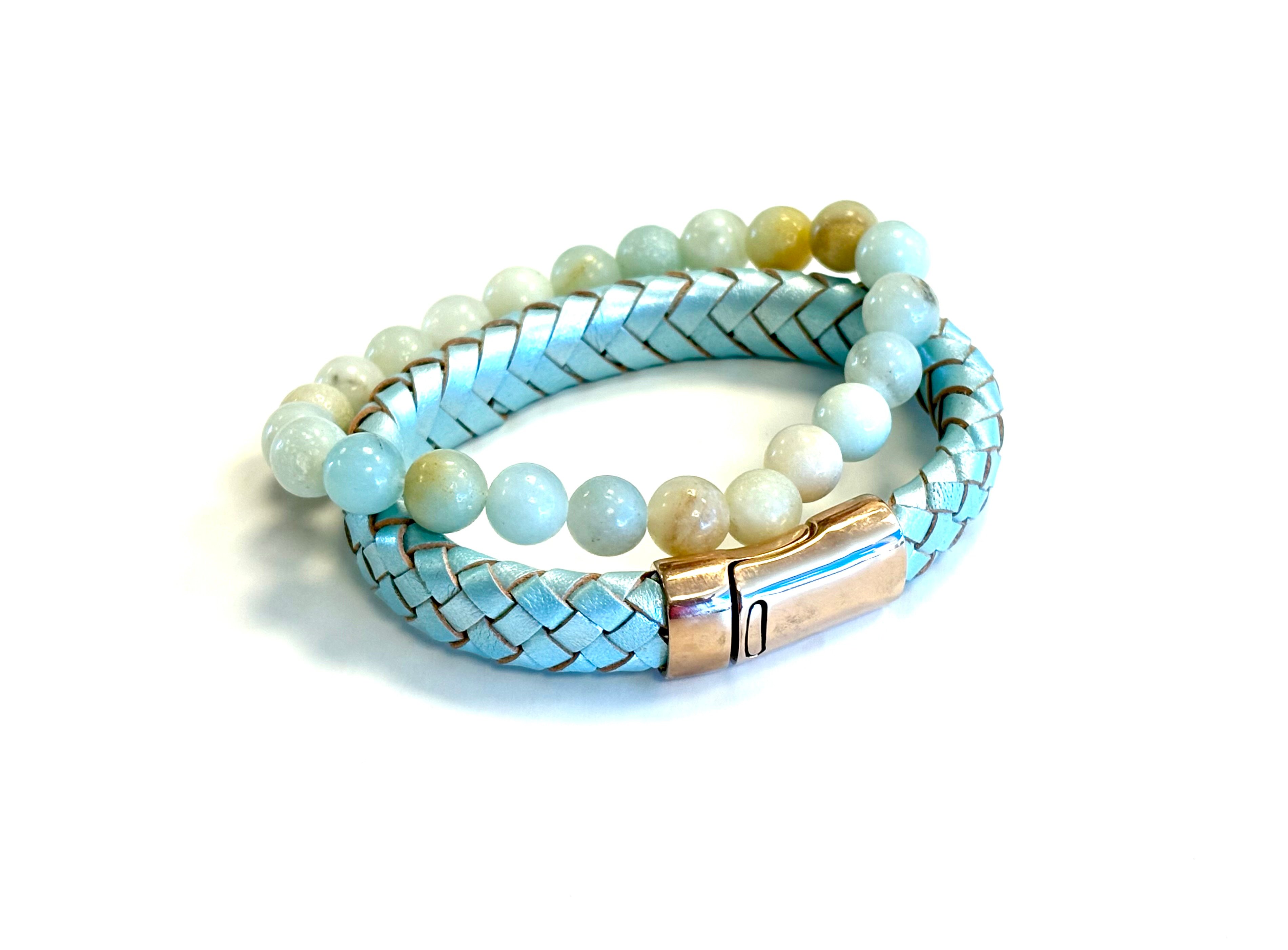Armbanden zomerse set turquoise