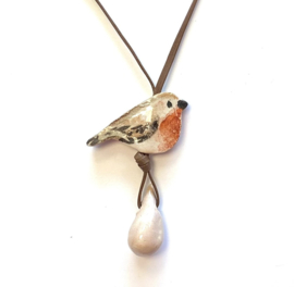 Ketting vogel Roodborstje