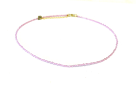 Ketting Pink Zircon