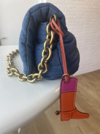 Tashanger cowboylaars oranje/roze