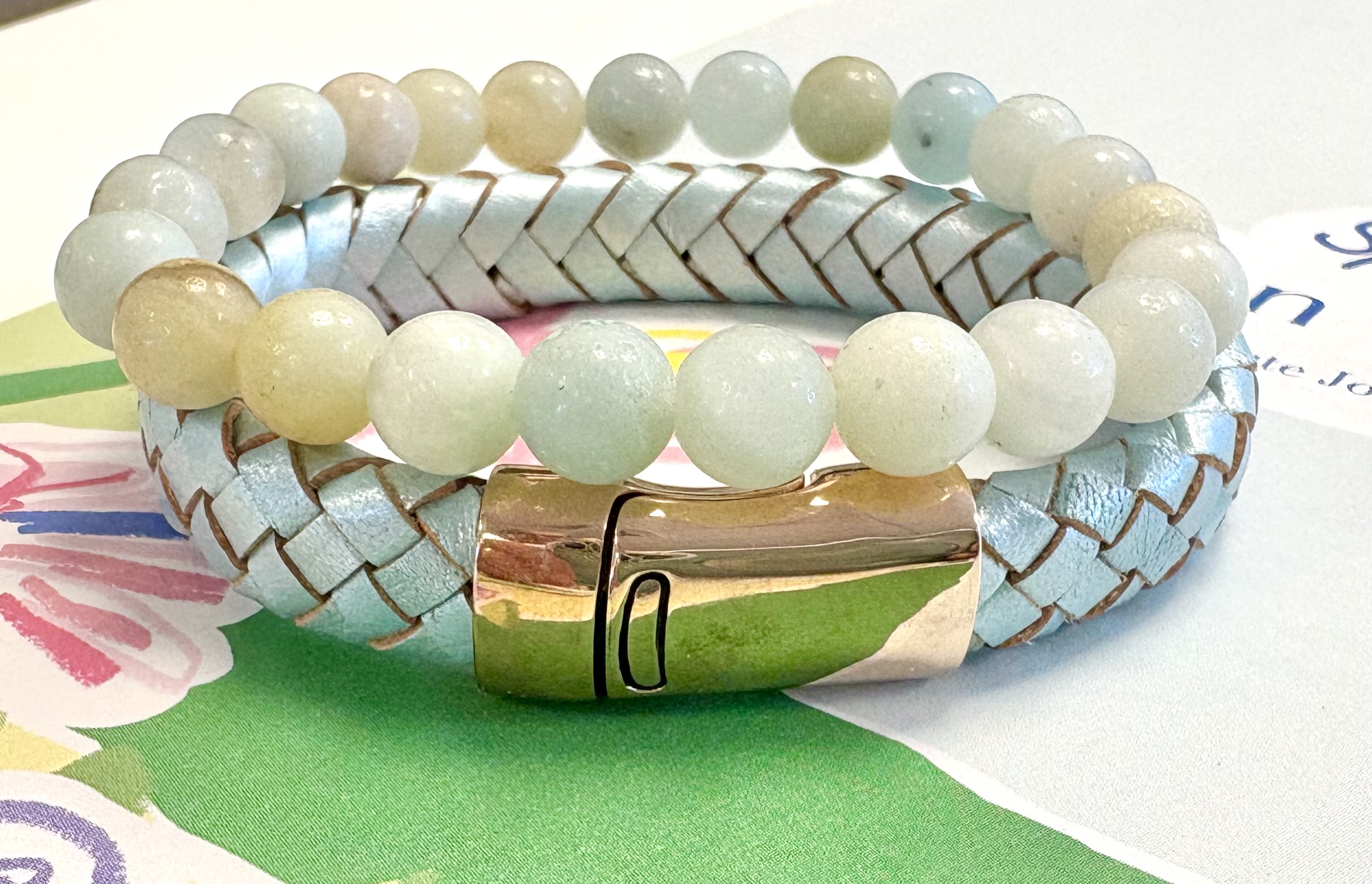 Armbanden zomerse set turquoise