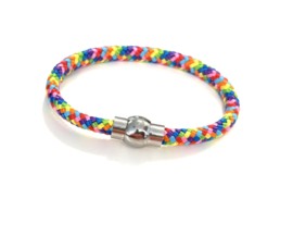 Heren armband paracord multicolor