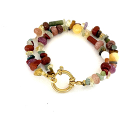 Armband edelsteen/parel