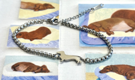 Bracelet Teckel silver