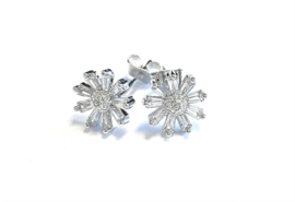 Oorbellen diamond daisy