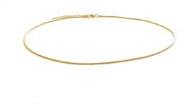 Ketting goud snake small