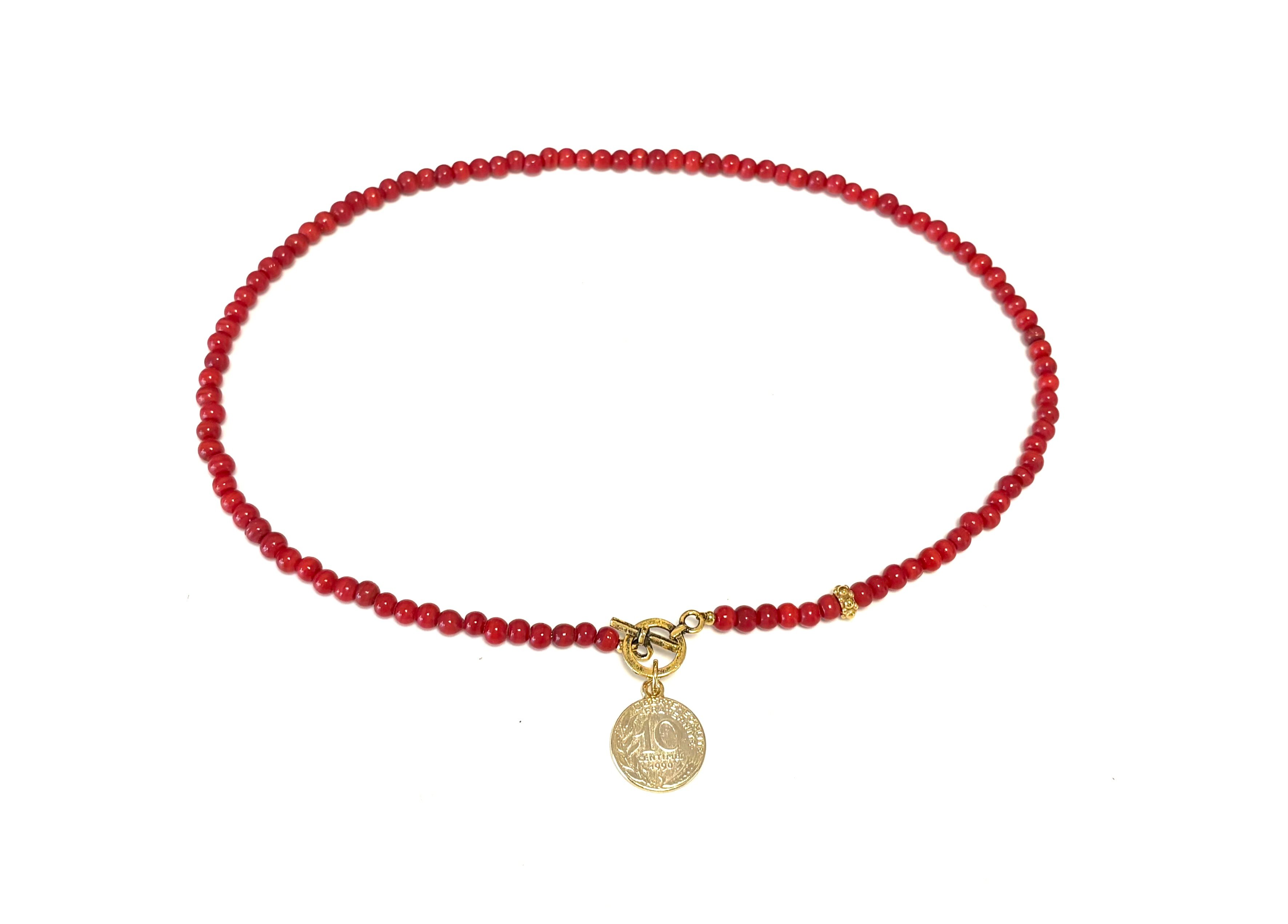 Ketting koraal met munt