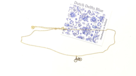 Ketting fietsje goud