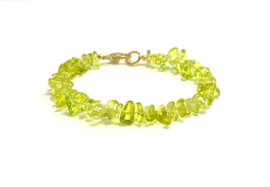 Armband kristal lime