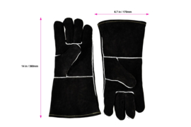 Winnerwell FULL BOX (25 pce) Leather Heat-resistant Gloves - 41003