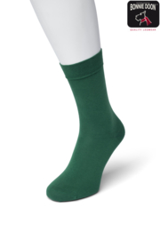 Bonnie Doon Cotton Sock Bottle Green Dames