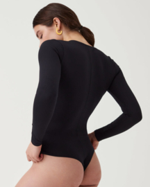 Spanx Suit Yourself Longsleeve Thong Bodysuit
