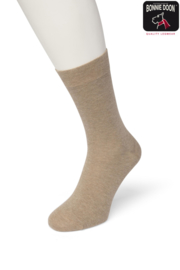 Bonnie Doon Cotton Sock Taupe Heather Dames