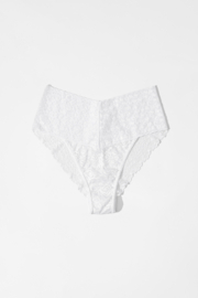 Lace Laboratory High Waist Brazilian Coconut White