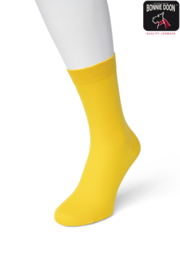 Bonnie Doon Cotton Sock Yellow Dames