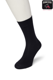 Bonnie Doon Cotton Sock  Navy Dames