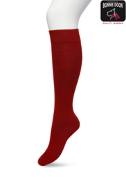 Bonnie Doon Kniekous Cotton Red Dames