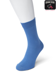 Bonnie Doon Cotton Sock Delfts Blue Dames