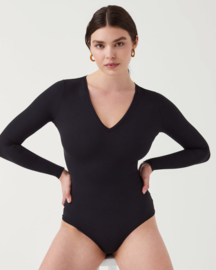 Spanx Suit Yourself Longsleeve Thong Bodysuit