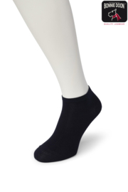 Bonnie Doon Cotton Short Sock Navy Dames