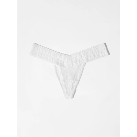 Lace Laboratory Lace Thong Coconut White