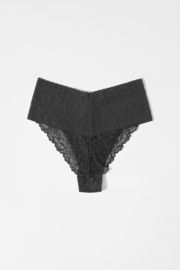 Lace Laboratory High Waist Brazilian Grey Goddess