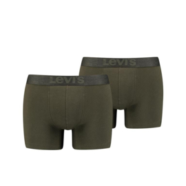 Levi's Boxer Briefs Organic 2-Pack Khaki