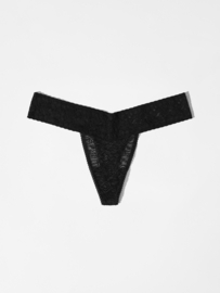 Lace Laboratory Lace Thong Black