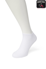 Bonnie Doon Cotton Short Sock White Dames